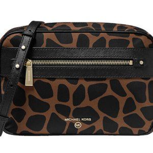 Michael Kors Hamilton Animal Print Cross Body
